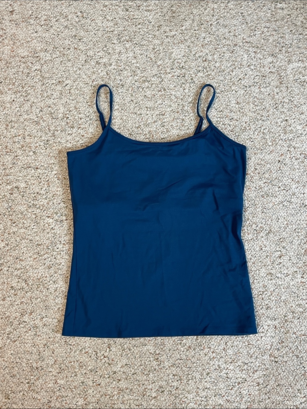 White House Black Market Teal Slim Camisole
